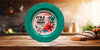 PLATE CHARGER TEAL AQUA PLASTIC ROUND DECOUPAGED Upcycled Repurposed Wall Art or Shelf Sitter IT IS A FOREVER THING Home Decor Wall Art Gift WEDDING - JAMsCraftCloset