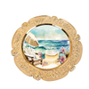 ROUND Digital Graphic Design BEACH SCENE 4 Sublimation PNG SVG Beach House Sign KITCHEN Wall Art Decor Wreath Design Gift Crafters Delight HAPPY CRAFTING {{ JAMsCraftCloset }}