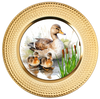 ROUND Digital Graphic Design MAMA DUCK AND BABBIES Decor Lake Scene With Animals First Home Sublimation Decoupage PNG SVG Country Farmhouse Home Decor Wall Art Shelf Sitter Gift Crafters Delight - JAMsCraftCloset