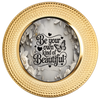 ROUND Digital Graphic Design - BE YOUR OWN KIND OF BEAUTIFUL- Wedding Gift HOME DECOR Sublimation Decoupage PNG SVG PDF JPEG Country Farmhouse Wall Art Shelf Sitter Gift Crafters Delight - JAMsCraftCloset