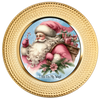 ROUND Digital Graphic Design SANTA - I AM ON MY WAY - &nbsp;CHRISTMAS DESIGN PNG-JPEG-PDF-SVG-Decoupage-Sublimation Design Graphic Country Farmhouse Home Decor HOLIDAY Decor Gift Crafters Delight - JAMsCraftCloset