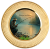 ROUND Digital Graphic Design FISHERMEN - TRANQUIL AND SERENE MAN FISHING Decor Lake Scene With Animals First Home Sublimation Decoupage PNG SVG Country Farmhouse Home Decor Wall Art Shelf Sitter Gift Crafters Delight - JAMsCraftCloset