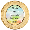 DIGITAL ROUND Graphic Design MEALS AND MEMORIES ARE MADE HERE 1 - Sublimation Decoupage PNG SVG Country Farmhouse Home Decor KITCHEN Sign Shelf Sitter Wall Art Decor Gift Crafters Delight - JAMsCraftCloset