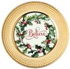 ROUND Digital Graphic Design &nbsp;Merry Christmas Holly Berries Yellow Background - CHRISTMAS DESIGN PNG-JPEG-PDF-SVG-Decoupage-Sublimation Design Graphic Country Farmhouse Home Decor HOLIDAY Decor Gift Crafters Delight - JAMsCraftCloset