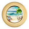 ROUND Digital Graphic Design BEACH SCENE 2 Sublimation PNG SVG Beach House Sign KITCHEN Wall Art Decor Wreath Design Gift Crafters Delight HAPPY CRAFTING {{ JAMsCraftCloset }}