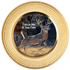 ROUND Digital Graphic Design RUNNING DEER - CATCH ME IF YOU CAN Decor Lake Scene With Animals First Home Sublimation Decoupage PNG SVG Country Farmhouse Home Decor Wall Art Shelf Sitter Gift Crafters Delight - JAMsCraftCloset