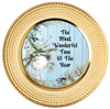 ROUND Digital Graphic Design THE MOST WONDERFUL TIME OF THE YEAR Christmas Gift First Home Sublimation PNG SVG Country Farmhouse Home Decor Wall Art Decor Gift Crafters Delight - JAMsCraftCloset