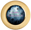 ROUND DIGITAL Graphic Design HAPPY HALLOWEEN Halloween Sublimation Decoupage PNG SVG Country Farmhouse Home Decor Sign Shelf Sitter Wall Art Decor Wreath Design Gift Crafters Delight - JAMsCraftCloset