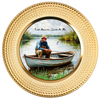 ROUND Digital Graphic Design FISHERMEN - TURN AROUND LOOK AT ME Decor Lake Scene With Animals First Home Sublimation Decoupage PNG SVG Country Farmhouse Home Decor Wall Art Shelf Sitter Gift Crafters Delight - JAMsCraftCloset
