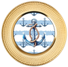 ROUND Digital Graphic Design NAUTICAL ANCHOR ROPE Sublimation PNG SVG BOAT DECOR Home Decor Wall Art Decor Gift Crafters Delight - JAMsCraftCloset