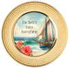 ROUND Digital Graphic Design - THE BEACH FIXES EVERYTHING - Wedding Gift HOME DECOR Sublimation Decoupage PNG SVG PDF JPEG BEACH THEME Country Farmhouse Wall Art Shelf Sitter Gift Crafters Delight - JAMsCraftCloset