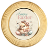ROUND DIGITAL Graphic Design CHICK WITH HAT AND BUTTERFLIES - HAPPY EASTER Sublimation PNG SVG Country Farmhouse Home Decor Sign Shelf Sitter Wall Art Decor Wreath EASTER Design Gift Crafters Delight - JAMsCraftCloset
