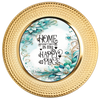 ROUND Digital Graphic Design - HOME IS MY HAPPY PLACE - Wedding Gift HOME DECOR Sublimation Decoupage PNG SVG PDF JPEG Country Farmhouse Wall Art Shelf Sitter Gift Crafters Delight - JAMsCraftCloset