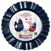 DIGITAL ROUND Graphic Design PATRIOTIC GOD BLESS AMERICA CHICKENS - PNG-JPEG-PDF-SVG-Decoupage-Sublimation Design Graphic Country Farmhouse Home Decor HOLIDAY Decor Gift Crafters Delight - JAMsCraftCloset