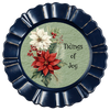 ROUND Digital Graphic Design Poinsettia Tidings Of Joy - CHRISTMAS DESIGN PNG-JPEG-PDF-SVG-Decoupage-Sublimation Design Graphic Country Farmhouse Home Decor HOLIDAY Decor Gift Crafters Delight - JAMsCraftCloset