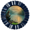 ROUND Digital Graphic Design FISHERMEN - TRANQUIL AND SERENE MAN FISHING Decor Lake Scene With Animals First Home Sublimation Decoupage PNG SVG Country Farmhouse Home Decor Wall Art Shelf Sitter Gift Crafters Delight - JAMsCraftCloset