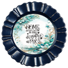 ROUND Digital Graphic Design - HOME IS MY HAPPY PLACE - Wedding Gift HOME DECOR Sublimation Decoupage PNG SVG PDF JPEG Country Farmhouse Wall Art Shelf Sitter Gift Crafters Delight - JAMsCraftCloset