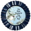 ROUND Digital Graphic Design THE MOST WONDERFUL TIME OF THE YEAR Christmas Gift First Home Sublimation PNG SVG Country Farmhouse Home Decor Wall Art Decor Gift Crafters Delight - JAMsCraftCloset