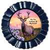 ROUND Digital Graphic Design HUNTERS ARE YOU LOOKING AT MY RACK Deer Decor Lake Scene With Animals First Home Sublimation Decoupage PNG SVG Country Farmhouse Home Decor Wall Art Shelf Sitter Gift Crafters Delight