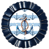 ROUND Digital Graphic Design NAUTICAL ANCHOR ROPE Sublimation PNG SVG BOAT DECOR Home Decor Wall Art Decor Gift Crafters Delight - JAMsCraftCloset