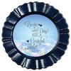 ROUND Digital Graphic Design - BEGIN EACH DAY WITH A GRATEFUL HEART - Wedding Gift HOME DECOR Sublimation Decoupage PNG SVG PDF JPEG Country Farmhouse Wall Art Shelf Sitter Gift Crafters Delight - JAMsCraftCloset