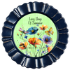ROUND Digital Graphic Design LAZY DAYS OF SUMMER Green With Dragonfly Butterfly Bee Floral Wedding Gift First Home Sublimation Decoupage PNG SVG Country Farmhouse Home Decor Wall Art Shelf Sitter Gift Crafters Delight - JAMsCraftCloset