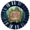 ROUND Digital Graphic Design IT IS A JUNGLE OUT THERE Wedding Gift First Home Sublimation Decoupage PNG SVG Country Farmhouse Home Decor Wall Art Shelf Sitter Gift Crafters Delight - JAMsCraftCloset