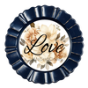 ROUND Digital Graphic Design LOVE Sublimation PNG SVG Country Farmhouse Sign Bedroom Child's Room Wall Art Decor Wreath Design Love Gift Crafters Delight HAPPY CRAFTING {{ JAMsCraftCloset }}