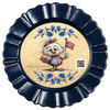 DIGITAL ROUND Graphic Design PATRIOTIC 4th OF JULY CHICK WITH FLAG - PNG-JPEG-PDF-SVG-Decoupage-Sublimation Design Graphic Country Farmhouse Home Decor HOLIDAY Decor Gift Crafters Delight - JAMsCraftCloset