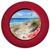 DIGITAL ROUND Graphic Design - HAPPIEST BY THE SEA - Beach Coastal Decor Wedding Gift HOME DECOR Sublimation Decoupage PNG SVG PDF JPEG Wall Art Shelf Sitter Gift Crafters Delight - JAMsCraftCloset