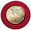 ROUND Digital Graphic Design WHERE FLOWERS BLOOM SO DOES HOPE Floral Wedding Gift First Home Sublimation Decoupage PNG SVG Country Farmhouse Home Decor Wall Art Shelf Sitter Gift Crafters Delight - JAMsCraftCloset