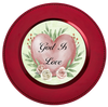 ROUND DIGITAL Graphic Design GOD IS LOVE Sublimation PNG SVG Country Farmhouse Home Decor Sign Shelf Sitter Wall Art Decor Wreath FAITH Design Gift Crafters Delight - JAMsCraftCloset