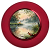 ROUND Digital Graphic Design HUNTERS AND FISHERMENS DELIGHT Lake Scene With Animals First Home Sublimation Decoupage PNG SVG Country Farmhouse Home Decor Wall Art Shelf Sitter Gift Crafters Delight - JAMsCraftCloset