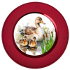 ROUND Digital Graphic Design MAMA DUCK AND BABBIES Decor Lake Scene With Animals First Home Sublimation Decoupage PNG SVG Country Farmhouse Home Decor Wall Art Shelf Sitter Gift Crafters Delight - JAMsCraftCloset