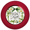 ROUND Digital Graphic Design - WALK BY FAITH DAISIES - Wedding Gift HOME DECOR Sublimation Decoupage PNG SVG PDF JPEG Country Farmhouse Wall Art Shelf Sitter Gift Crafters Delight - JAMsCraftCloset