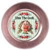 ROUND Digital Graphic Design - KISS THE COOK - Wedding Gift KITCHEN DECOR Sublimation Decoupage PNG SVG PDF JPEG Country Farmhouse Home Decor Gift Crafters Delight - JAMsCraftCloset