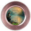 ROUND Digital Graphic Design FISHERMEN - TRANQUIL AND SERENE MAN FISHING Decor Lake Scene With Animals First Home Sublimation Decoupage PNG SVG Country Farmhouse Home Decor Wall Art Shelf Sitter Gift Crafters Delight - JAMsCraftCloset