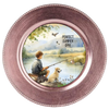 ROUND Digital Graphic Design PERFECT SUMMER DAY Little Boy and Dog Fishing First Home Sublimation Decoupage PNG SVG Country Farmhouse Home Decor Wall Art Shelf Sitter Gift Crafters Delight - JAMsCraftCloset
