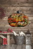 LARGE WOODEN PUMPKIN Handmade and Hand Painted Wall Art Shelf Sitter THANKFUL - PUMPKINS Decoupaged FALL Decor Gift Idea Door Decor Home Decor Unique - JAMsCraftCloset