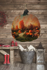 LARGE WOODEN PUMPKIN Handmade and Hand Painted Wall Art Shelf Sitter WELCOME TO OUR PATCH Decoupaged FALL Decor Gift Idea Door Decor Home Decor Unique - JAMsCraftCloset