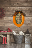 Hard Plastic OVAL TRAY Orange Farmhouse Country Home Decor THE WITCH IS IN Halloween Decor Wall Art Cottage Chic Decor Kitchen Decor Victorian Holiday Decor Handmade Gift Idea &nbsp;- JAMsCraftCloset