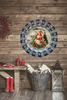 PLATE PLASTIC ROUND Blue and White DECOUPAGED Upcycled Repurposed Wall Art or Shelf Sitter I'D MELT FOR YOU Christmas Holiday Snowman Home Decor Wall Art Gift WEDDING - JAMsCraftCloset