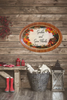 Hard Plastic OVAL TRAY Farmhouse Country Home Decor GATHER AND GIVE THANKS Wall Art Cottage Chic Kitchen Decor Bar Decor Victorian Decor Handmade Gift Idea &nbsp;- JAMsCraftCloset