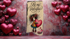 Antique West Virginia Roof Decoupaged BE MY VALENTINE - GIRL WITH HEART - Valentine/Love Theme Handmade Wall Art Unique Home Decor Gift- JAMsCraftCloset