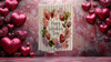 Antique West Virginia Roof Decoupaged HAPPY VALENTINE'S DAY - FLORAL - Valentine/Love Theme Handmade Wall Art Unique Home Decor Gift- JAMsCraftCloset