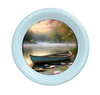 ROUND Digital Graphic Design LONELY BOAT WITH DEER AND FISH Decor Lake Scene With Animals First Home Sublimation Decoupage PNG SVG Country Farmhouse Home Decor Wall Art Shelf Sitter Gift Crafters Delight - JAMsCraftCloset