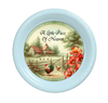 ROUND Digital Graphic Design A LITTLE BIT OF HEAVEN Farm Chickens Wedding Gift First Home Sublimation Decoupage PNG SVG Country Farmhouse Home Kitchen Decor Wall Art Shelf Sitter Gift Crafters Delight - JAMsCraftCloset