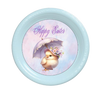 ROUND DIGITAL Graphic Design CHICK WITH UMBRELLA - HAPPY EASTER Sublimation PNG SVG Country Farmhouse Home Decor Sign Shelf Sitter Wall Art Decor Wreath EASTER Design Gift Crafters Delight