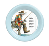 ROUND Digital Graphic Design HERE FISHY FISHY FISHY Old Fisherman First Home Sublimation Decoupage PNG SVG Country Farmhouse Home Kitchen Decor Wall Art Shelf Sitter Gift Crafters Delight - JAMsCraftCloset