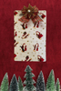 Clipboard Legal Size Vintage Upcycled Handcrafted Christmas Design CHRISTMAS SANTA HOLDING TREE Design Gift Idea Unique {{ JAMsCraftCloset }}
